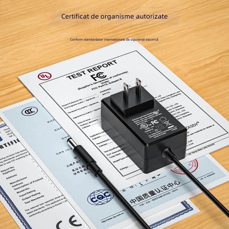 Adaptor de alimentare 12V 3A pentru monitoare și camere set-top box, certificat UL/CE, 36W