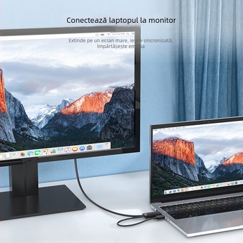 Cablu HDMI către VGA Z128C, nucleu din cupru, cip avansat, lungime 1–10 m