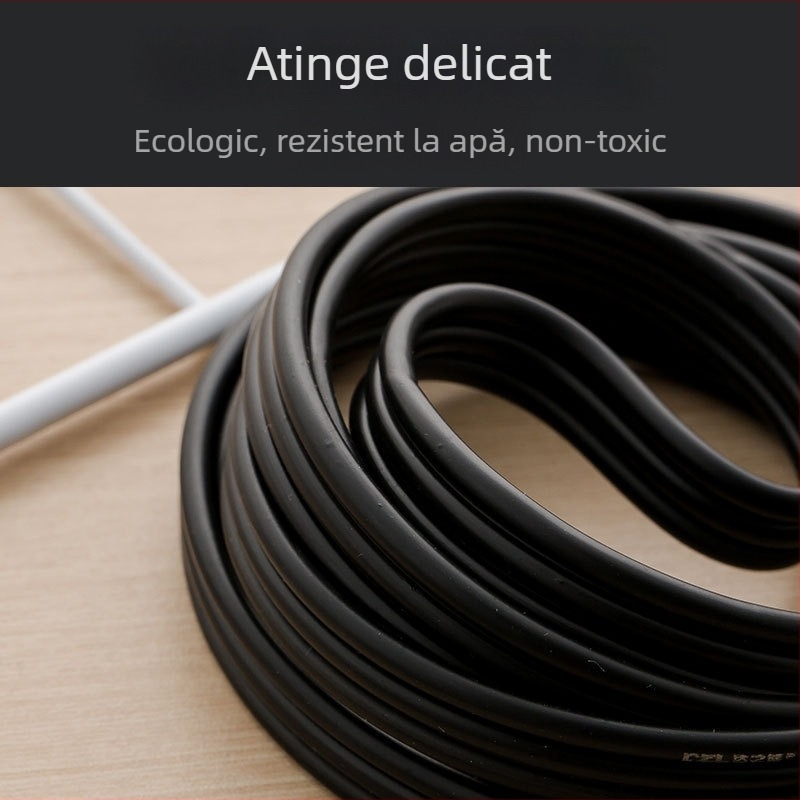 Lotus Line 3-în-3 Cablu video/audio, Lin Yun era, nucleu din cupru pur, acoperire placată cu aur, carcasă PVC, conectare de la set-top box la televizor vechi