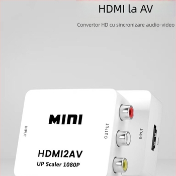 Adaptor HDMI către VGA – plug-and-play, cablu 0,3 m, alimentare inclusă
