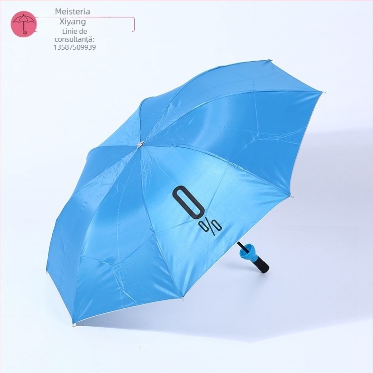 Umbrelă în formă de sticlă de vin, țesătură poliester 170T, brațe și tijă din fier, UPF > 50