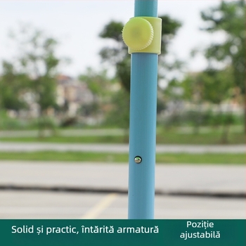 Umbrelă de publicitate cu 8 brațe din fier, pânză poliester 210T, deschidere manuală, imprimare logo disponibil