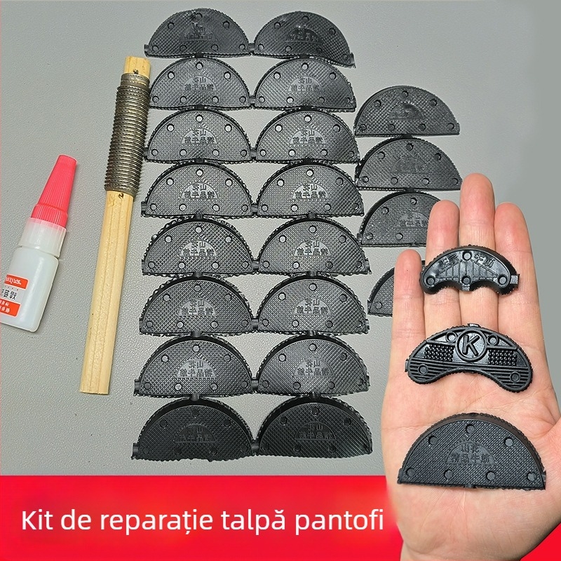 Patch de reparație uzură talpă cu protecție călcâi - Tsq5-9, pentru pantofi din materiale textile, primăvară, fără marcă