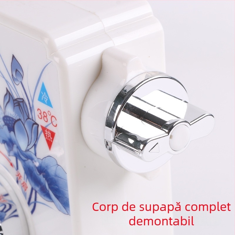 Valvă de amestec cu temperatură constantă pentru boiler solar/ electric – Model 2016; Presiune 0.1-8 MPa; Rece 0-35°C, Cald 45-95°C; Debit 2; Ø20 mm; Brand Xin Si Bath; Stil Modern Minimalist