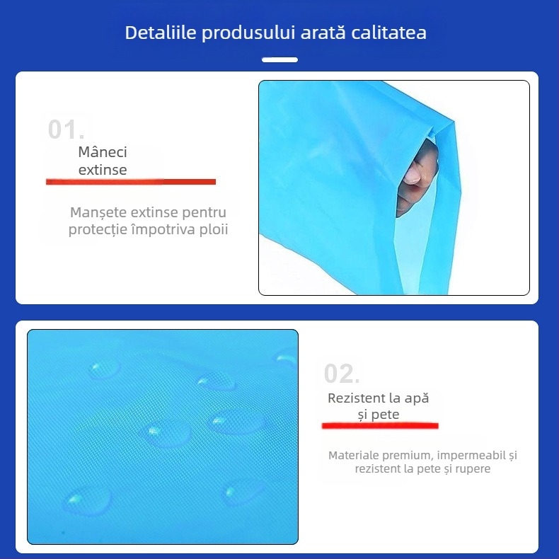 Poncho pentru copii din EVA, reutilizabil, pelerină de ploaie cu acoperire totală, țesătură EVA 0,1–0,5 mm, strat impermeabil PE, ambalaj într-o pungă, logo imprimat