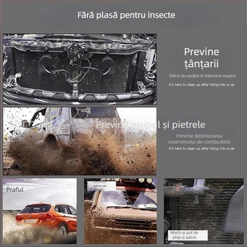 Plasă de radiator frontal pentru Civic a 11-a generație – protecție anti-insecte, Diamond Silk; deschidere 0,2 mm; diametru fir 0,2 mm; durată de viață 20; marcă Yuhu