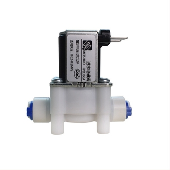 Ventil electromagnet pentru purificator de apă, model 12V intrare apă, capacitate 100, marcă Qinyongquan, conectare