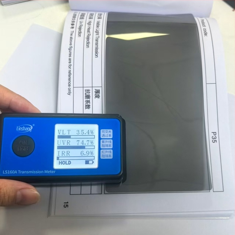 Film auto pentru geamuri – claritate HD, PET 2 mil, 6–75% transmisie luminoasă, izolație termică 85–99%, protecție UV 99%, potrivire universală