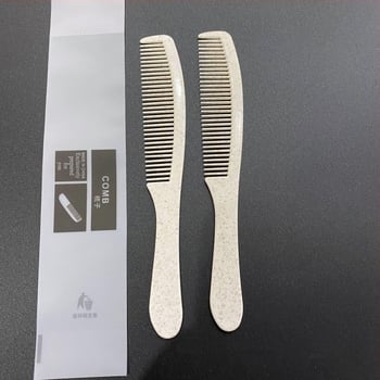 Pieptene de unică folosință din plastic pentru hoteluri, design simplu, portabil pentru călătorii