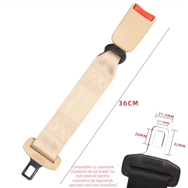 Centură de siguranță pentru gravide – susținere a abdomenului, fixare pentru pasagerul din față, anti-coliziune, poliester (Brand: Casino); Procesare și personalizare: Da