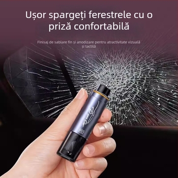 Ciocan de siguranță pentru geamul auto, compatibil Xiaomi Su7/Yu7 – 2 în 1 instrument de salvare, accesoriu interior