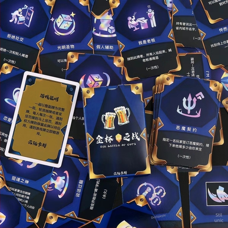 Joc de băut cu cărți din plastic pentru jocuri de societate — Kabao, potrivit pentru comunități, pentru 14+ ani