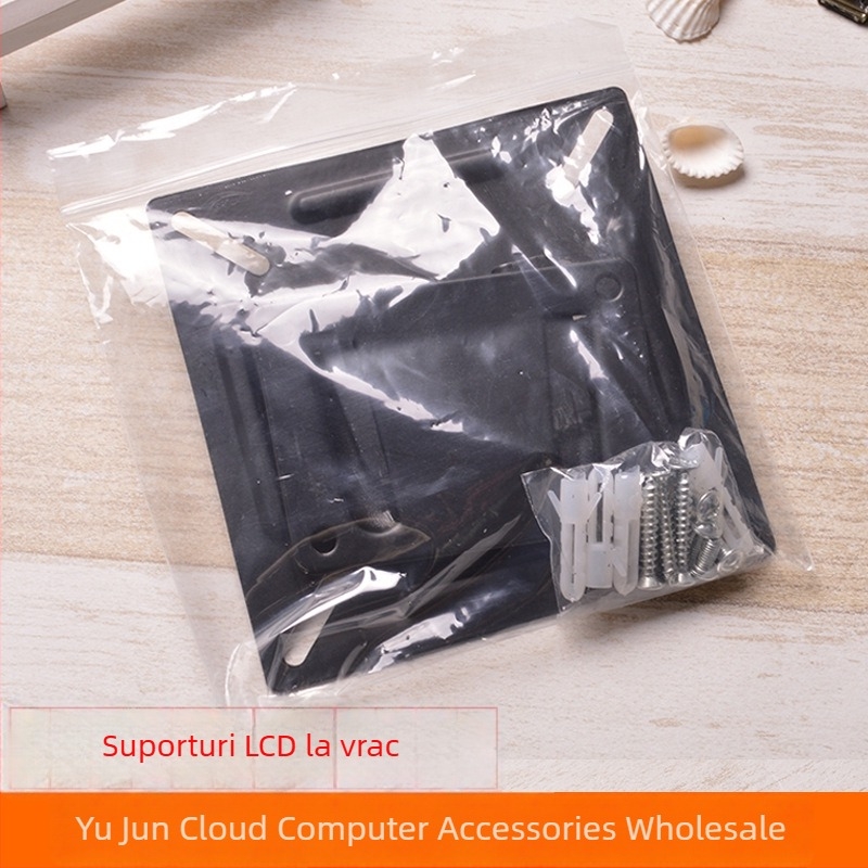 Suport LCD monitor pentru perete C11 cu gaură de blocare, braț din fier, capacitate 11–15 kg