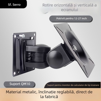Stand pentru monitor QM10 — din metal, rotativ, cu rotație orizontală și verticală