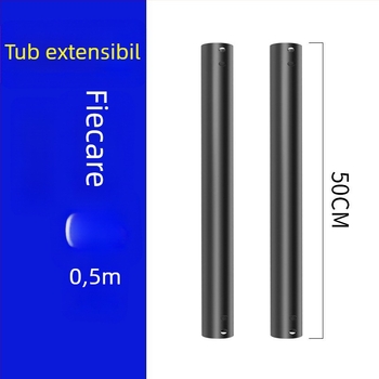 Suport TV pentru plafon cu tijă telescopică – suport de agățare pentru tavan – Model: Tijă de extensie mică