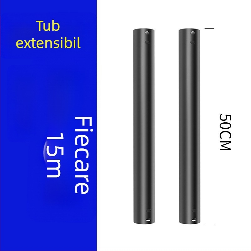 Suport TV pentru plafon cu tijă telescopică – suport de agățare pentru tavan – Model: Tijă de extensie mică