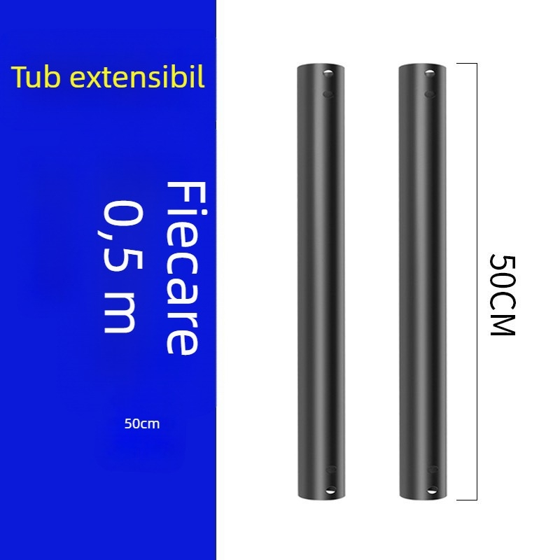 Suport TV pentru plafon cu tijă telescopică – suport de agățare pentru tavan – Model: Tijă de extensie mică