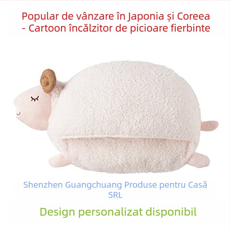 Papuci USB încălzitori pentru picioare, unisex, încălzire multipunct, partea superioară din velur, talpă TPU