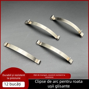 Rulment inferior pentru uși glisante, placă din oțel mangan, pentru dulap sau ușă de sticlă la balcon