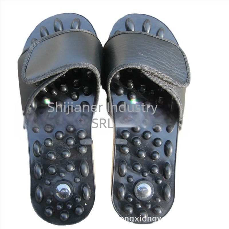 Pantofi de masaj cu impuls electric | Material EVA | Alimentare USB/Baterie/Încărcabil/AC | Control prin cablu, tip PC