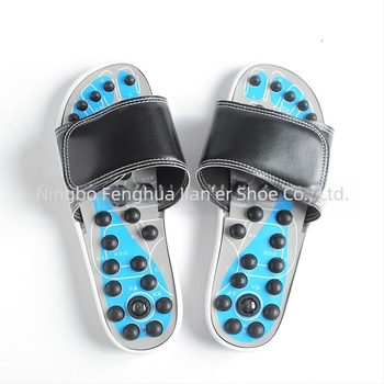Pantofi de acupresiune cu mingi de masaj pentru talpă, alimentare USB, funcție de temporizare, control de tip PC, Jianer, 2018