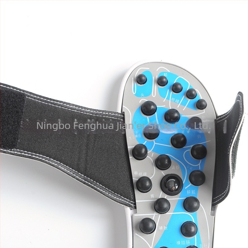 Pantofi de acupresiune cu mingi de masaj pentru talpă, alimentare USB, funcție de temporizare, control de tip PC, Jianer, 2018