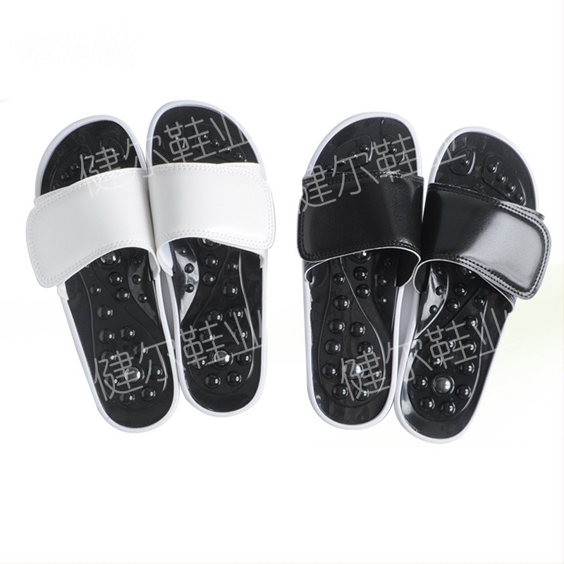 Slapi de masaj cu mingi metalice, rulante, pentru masaj la puncte de acupunctură, utilizare în casă, închidere cu două catarame, alimentare USB, funcție de temporizare, control de tip computer – Jianer