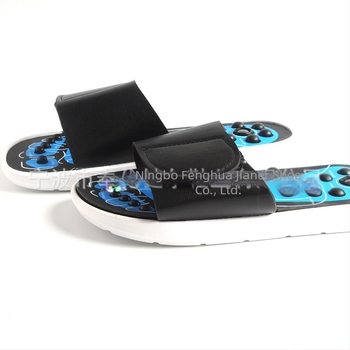 Pantofi de masaj cu acupunctură, masaj cu mărgele magnetice pentru talpă — Alimentare USB, Funcție de temporizare, Control tip computer, Brand Jianer, 2018