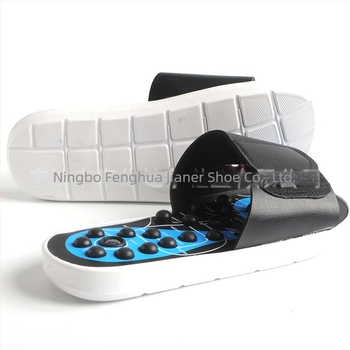 Pantofi de masaj cu acupunctură, masaj cu mărgele magnetice pentru talpă — Alimentare USB, Funcție de temporizare, Control tip computer, Brand Jianer, 2018