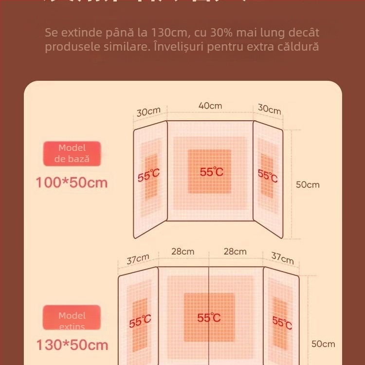 Papuci încălziți cu talpă, stil clasic, alimentare USB, partea superioară din piele naturală, talpă din cauciuc (fără toc)