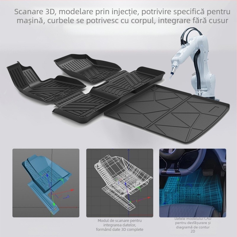 Covorașe auto Fort Chi pentru picioare – TPE, pentru mașini speciale, acoperire totală