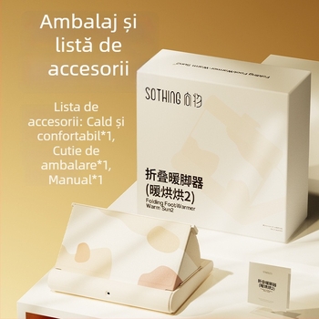 Încălzitor de picioare sub birou, pliabil, model DSHJ-S-2309A