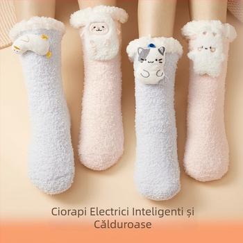 Șosete încălzite USB pentru picioare, Model SW005, 3.7V, 1.85W, 139g