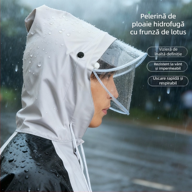Set palton de ploaie și pantaloni pentru adulți, unisex, protecție completă pentru livratori cu vehicule electrice