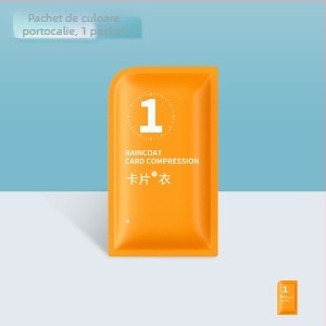 Pelerină de ploaie de unică folosință pentru copii, stil desen animat, ambalare în tub, 1-Y