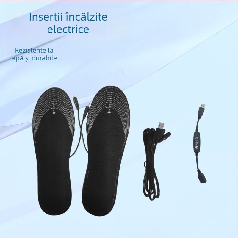 Tălpi electrice încălzite din EVA, talpă întreagă, cu posibilitate de tăiere, unisex, personalizabile
