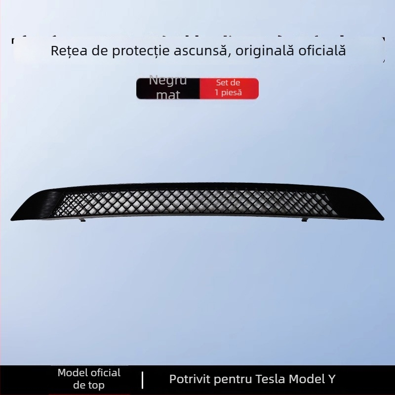Tesla Model Y Noua versiune Plasă anti-țânțari pentru capotă și protecție a intrării de aer (ABS)