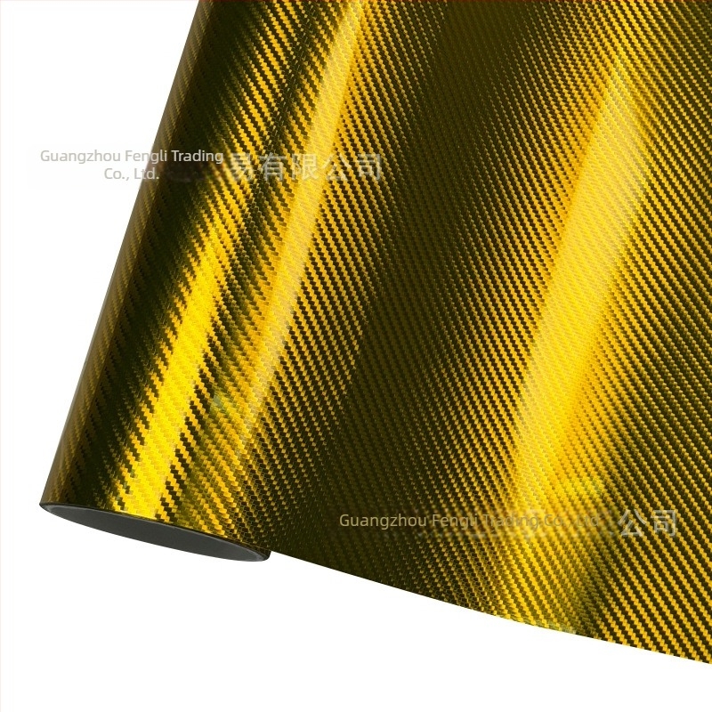 Film pentru oglinda interioară, material PET, aspect carbon look 6D, finisaj metal electroplacat