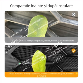 Bandă decorativă pentru grila frontală Honda CR-V, protecție împotriva insectelor, ABS