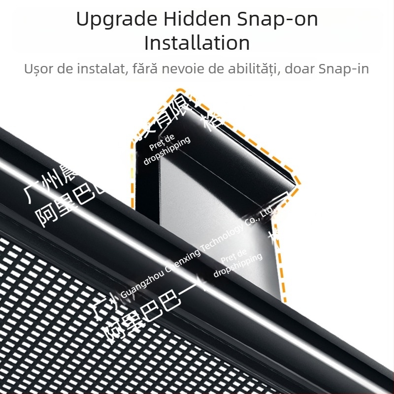 Bandă decorativă pentru grila frontală Honda CR-V, protecție împotriva insectelor, ABS