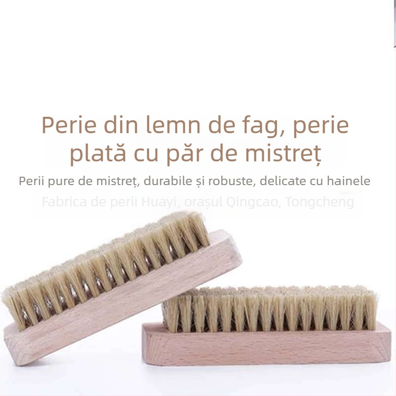 Tong yihua Perie de pantofi din păr de cal – peri moi, deodorant, decontaminare, anti-murdărire – stil modern minimalist