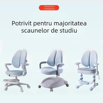 Husă de scaun pentru copii – poliester, formă ovală, antiderapant, rezistent la uzură, model desen animat
