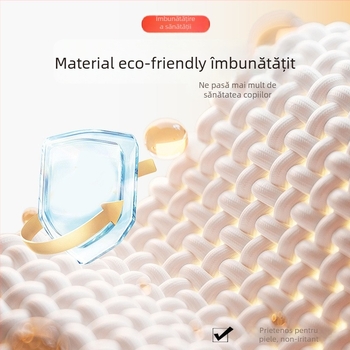 Husă de scaun pentru copii – poliester, formă ovală, antiderapant, rezistent la uzură, model desen animat