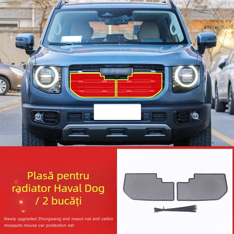 Plasă anti-insecte pentru grila centrală a radiatorului auto (Material: King Kong net; Brand: Yufuhua; Durata de viață: 10000)