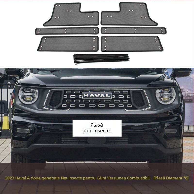 Plasă anti-insecte pentru grila centrală a radiatorului auto (Material: King Kong net; Brand: Yufuhua; Durata de viață: 10000)