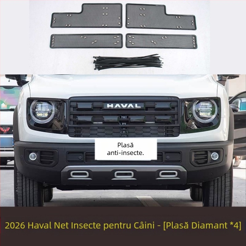 Plasă anti-insecte pentru grila centrală a radiatorului auto (Material: King Kong net; Brand: Yufuhua; Durata de viață: 10000)
