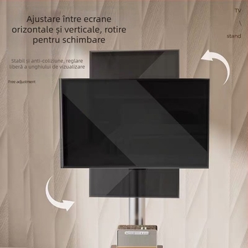 Suport pentru televizor pentru ecran plat cu suport pentru monitor, compatibilitate universală