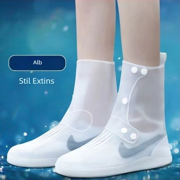Protecții pentru încălțăminte din PVC impermeabile pentru adulți - groase, înalte, anti-murdărie
