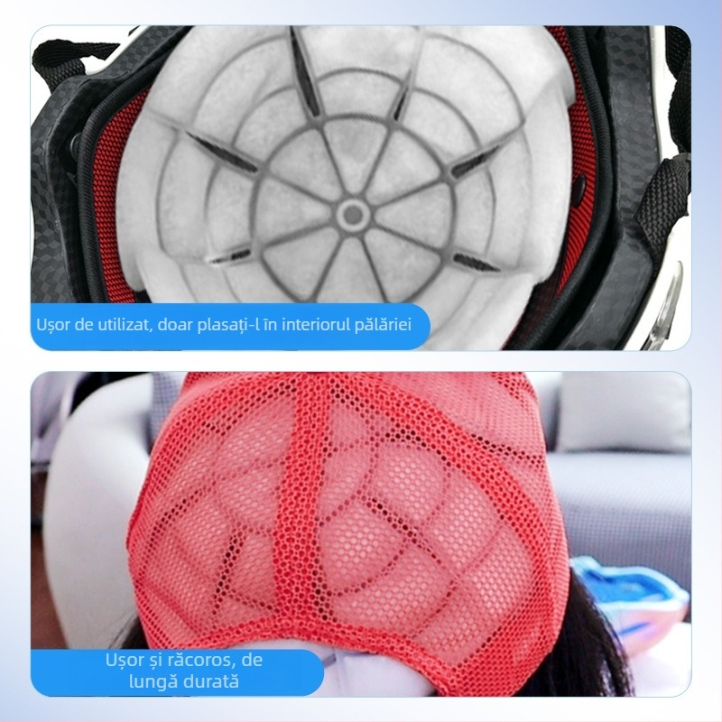 Padă de gheață pentru cap, design în stil pălărie, material TPU, umplutură PCM, greutate 100, răcire și prevenire a insolației