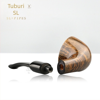 Pipă de fumat Shaolan, lemn briar, model LW00346-1, stil Modern Minimalist, imprimare logo personalizată